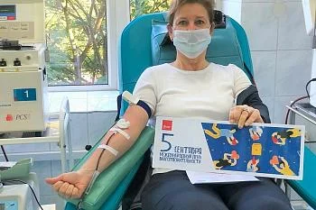 Светлана Трусенева приняла участие в донорской акции Светлана Трусенева приняла участие в донорской акции