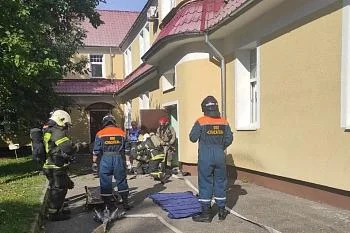 Ликвидация условного пожара прошла успешно Ликвидация условного пожара прошла успешно